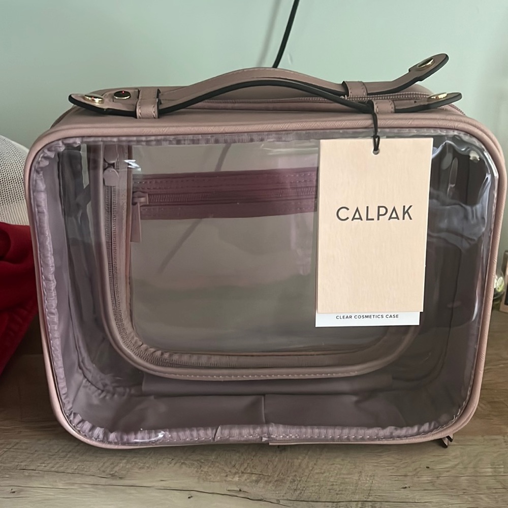 Large Calpak travel cosmetic case!